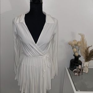 IVORY ROMPER DRESS